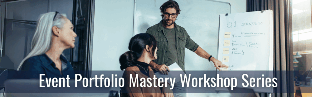 Professional team doing a strategy workshop