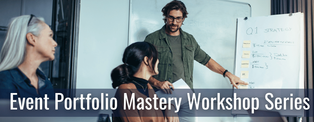 Professional team doing a strategy workshop